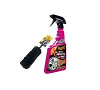 Meguiars G9524EUMEG Hot Rims Rad- & Reifenreiniger 709ml & X1901EU Bürste Large