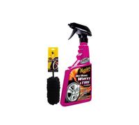 Meguiars G9524EUMEG Hot Rims Wheel Cleaner 709ml & X1902EUMEG Bürste Medium