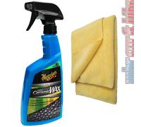 Meguiars Hybrid Ceramic Spray Wax Lackschutz inkl. Supreme Shine Mikrofasertuch