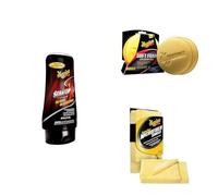 Meguiar's ScratchX Lackkratzer-Entferner - Mikro-Abrasive-Technologie für die schnelle Entfernung feiner Kratzer, Schleier & Makel - Inklusive 4 weiche Auftragspads & Supreme Shine Mikrofasertücher