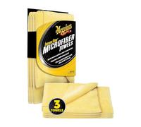 Meguiar's Supreme Shine™ Mikrofasertücher, 3er-Pack - Entfernt Rückstände von Polituren, Wachsen und Sprühreinigern, weiche Mikrofaser, Nicht-kratzend, X2020EU