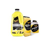 Meguiars Ultimate Wash & Wax - Waschhandschuh & Water Magnet Trockentuch