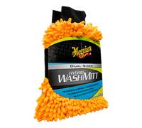 Meguiar's Hybrid Wash Mitt Waschhandschuh - Beidseitige Mikrofaser für optimale Reinigung und Schutz, Maschinenwaschbar, wiederverwendbar, kratzfrei, Autopflege, X210200EU