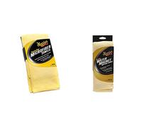 Meguiars X2000EU Water Magnet Microfiber Drying Towel Trockentuch Wassermagnet & X2020EU Supreme Shine Mikrofasertuch, 3er Pack
