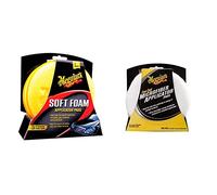 Meguiar's X3070 Soft Foam Applicator Pads Auftragsschwamm + X3080EU Even Coat Applicator Pad, Mikrofaser-Auftragsschwamm