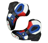 Mehrfarbig BMW Herren Leder Motorrad Motorrad Rennsport Schuhe Touring Stiefel