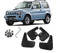 MEIFA 4stück Auto Schmutzfänger Spritzschutz für Suzuki Jimny JB64 JB74 1998-2023, ABS Auto Kotflügel Kratzfest Spritzklappen Schutz Kit Karosserie Dekorations Zubehör,A/1998-2018