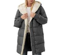 mein bestellung, blitzangebote des tages damen, Winterjacke Damen Lang Warm Gefüttert, Winter Warm Wintermantel Parka Jacke Gefütterter Winterparka Mantel Fleecejacke Outdoor, black friday sale