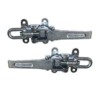 meinAnhängerersatzteil 2X Exzenterverschluss Spannverschluss Bordwandverschluss 265mm mit Langgriff