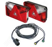 Aspöck Multipoint 5 Rückleuchten Rücklichter für Pkw Anhänger mit 13pol 4m Kabel