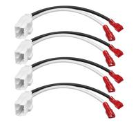 MEIRIYFA 72-6514 Lautsprecher Kabelbaum Stecker, 72-6514 Tür Lautsprecher Ersatz Lautsprecher Kabelbaum für Jeep Dodge Chrysler Modelle Vordere hintere Tür Lautsprecher Kabelbaum Adapter (4 PCS)