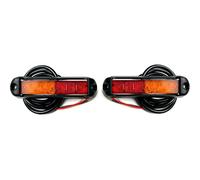 MelTruck® 2x 3 Funktions LED Rückleuchte 12V 24V E9 für LKW PKW Anhänger Trailer Wohnwagen Quads