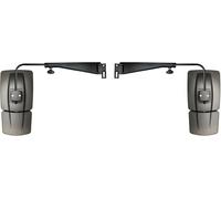 MelTruck 2x Außenspiegel für New Holland T4 T5 Steyr Case IH Farmall Valtra - konvex - 2tgl - E20 zugelassen G304810150020 ACV0805960 - mit Spiegelarm