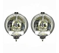 MelTruck 2x Fernscheinwerfer LED RING Chrom Zusatzscheinwerfer 12V Positionslicht ø183