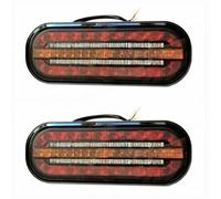 MelTruck® 2x LED Rückleuchte mit 3 Funktionen E9 kabel 12V 24V für Anhänger Wohnwagen SET