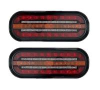 MelTruck 2x LED Rückleuchte mit dynamischem Blinker, Brems- & Positionslicht, 12-36V, E9 R10, für Anhänger Trailer Wohnwagen Wohnmobil LKW Landmaschinen (195x75 mm 5PIN und dynamischer Blinker)
