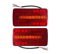 MelTruck 2x NEON LED Rückleuchte 4-Funktionen 12V/24V E9 ECE R10 R148 R150 IP67 für Anhänger Trailer Wohnwagen LKW - Positionslicht Bremslicht dynamischer Blinker Rückstrahler