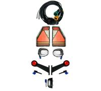 MelTruck Anhängerbeleuchtung LED Rückleuchte SET Kabel 6,8 m Control Box 12V - für Anhänger
