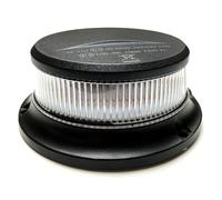 MelTruck LED Warnleuchte mit Magnetfuß, 18 LEDs, 12-24V, Orange, 3 Blitzmuster, Spiralkabel 3,5 m, Adapter & Schalter, E9 R65 R10, für PKW LKW Traktor Baumaschine Rundumleuchte