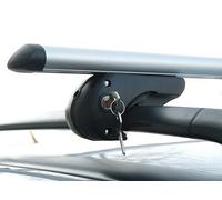 Menabo 0954001 Autodach/Dachgepäckträger Dachträger Aluminium, Schwarz