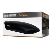 Menabo Dachbox (Skibox, Dachkoffer) Marathon 400 schwarz, matt 400 l Neuware