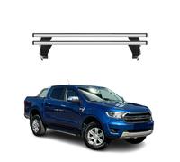 Menabo Dachträger für Ford Ranger T6 2011-2022 DoubleCab 50kg Alu Silber 2x