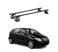 Menabo Dachträger für Mercedes B Klasse W245 2005-2011 75kg Stahl Schwarz 2x