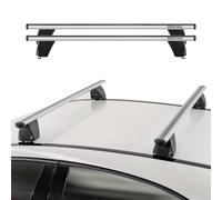 Menabo Dachträger Querträger kompatibel mit Mercedes C Klasse W206 2021-2024 TÜV Alu Grau