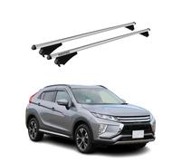 Menabo Grundträger für Mitsubishi Eclipse Cross 2018-2022 Alu Silber TÜV 2x