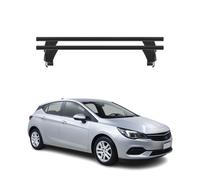 Menabo Dachträger Grundtäger für Opel Astra K 2015-2021 50kg Alu Schwarz 2 tlg