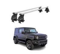 Menabo Dachträger Grundtäger für Suzuki Jimny mk4 2018-2026 50kg Stahl Silber 2x