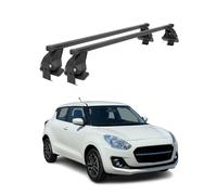 Menabo Dachträger Grundtäger für Suzuki Swift mk3 2017-2024 50kg Stahl Schwarz