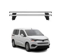 Menabo Dachträger Grundtäger für Toyota Proace City 2019-2026 75kg Alu Silber 2x
