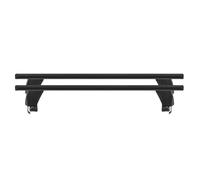 Menabo Dachträger Grundtäger kompatibel mit Nissan Qashqai J11 2014-2017 Pre-FL Aluminium 50kg Schwarz 2tlg Ohne Reling für Fahrradträger, Dachboxen, Skiträger Abschließbar