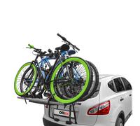 Menabo Fahrradträger 3 Fahrräder für BMW 3er E93 Cabrio 2005-2013 Schwarz Silber