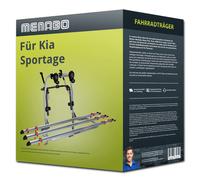 Menabo Fahrradträger Logic 3 für Mitsubishi Pajero 00- für 3 Fahrräder 45 kg Top