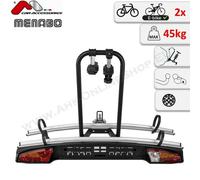 Menabo | Fahrradträger Anhängerkupplung MERAK TILTING K für 2 Fahrräder