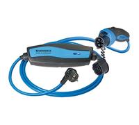 Mennekes E-Auto Not-Ladekabel 8 m VDE - Mode 2 Typ 1 13A für Hybrid und Elektro-PKW mit 3kW SCHUKO-Anschluss an Haushalts-Steckdose