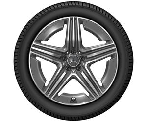 Mercedes-AMG 5-Doppelspeichen-Rad 20 Zoll Leichtmetallfelge GLC X254 grau glanzgedreht A25440107007Y51
