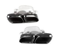 Mercedes-AMG Auspuffblenden Set W205 C205 GLC W253 Night-Paket schwarz