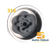 Mercedes Benz 314 Code Q Felgenschloss Adapter Felgenschlüssel Radsicherung Nuss