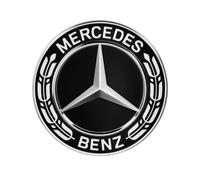 Mercedes Benz Emblem - Motorhaube schwarz E-Klasse Coupé + Cabrio C207 A207