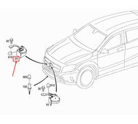 MERCEDES-BENZ GLA X156 Rechte Seite Hupe A0005406908 NEU Original