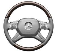 Mercedes-Benz Mercedes-Benz Holz-Leder-Lenkrad mit LSP, basaltgrau, GL-/GLS-/M-/GLE-Klasse | A16646015037J14