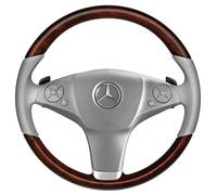 Mercedes-Benz Mercedes-Benz Holz-Leder-Lenkrad mit LSP, flanellgrau, E-Klasse (A207/C207) | A20746010037K53