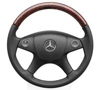 Mercedes-Benz Mercedes-Benz Holz-Leder-Lenkrad mit LSP, schwarz, E-Klasse (A207/C207) | A20746009039E38