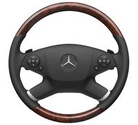 Mercedes-Benz Mercedes-Benz Holz-Leder-Lenkrad mit LSP, schwarz, E-Klasse (S212/V212/W212) | A21246007039E38