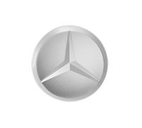 Mercedes-Benz Radnabenabdeckung Nabenkappe 66,8 mm Stern glanzsilber erhaben