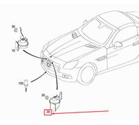 MERCEDES-BENZ SLK R172 Hupe vorne links A1725420300 NEU ORIGINAL