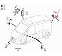 Mercedes-Benz VITO W447 Heckklappe Rückfahrkamera A4479057102 NEU Original